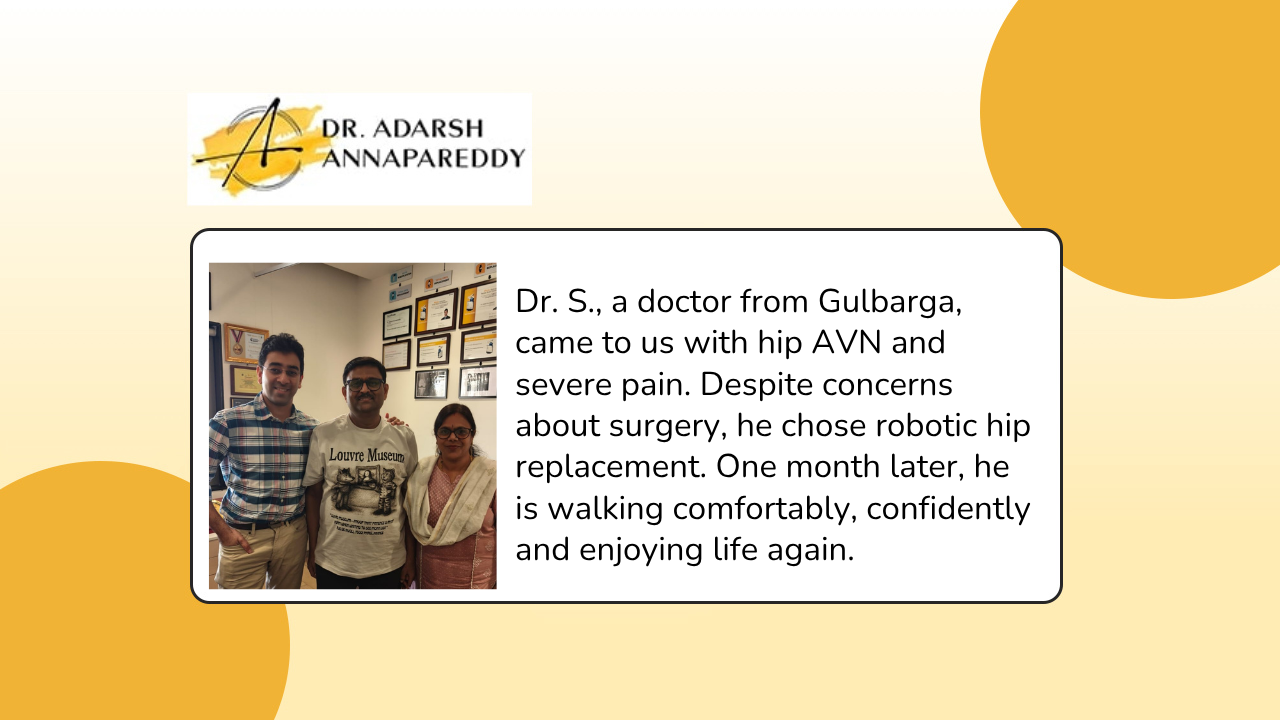 Robotic Total Hip Replacement Surgery - Dr. Adarsh