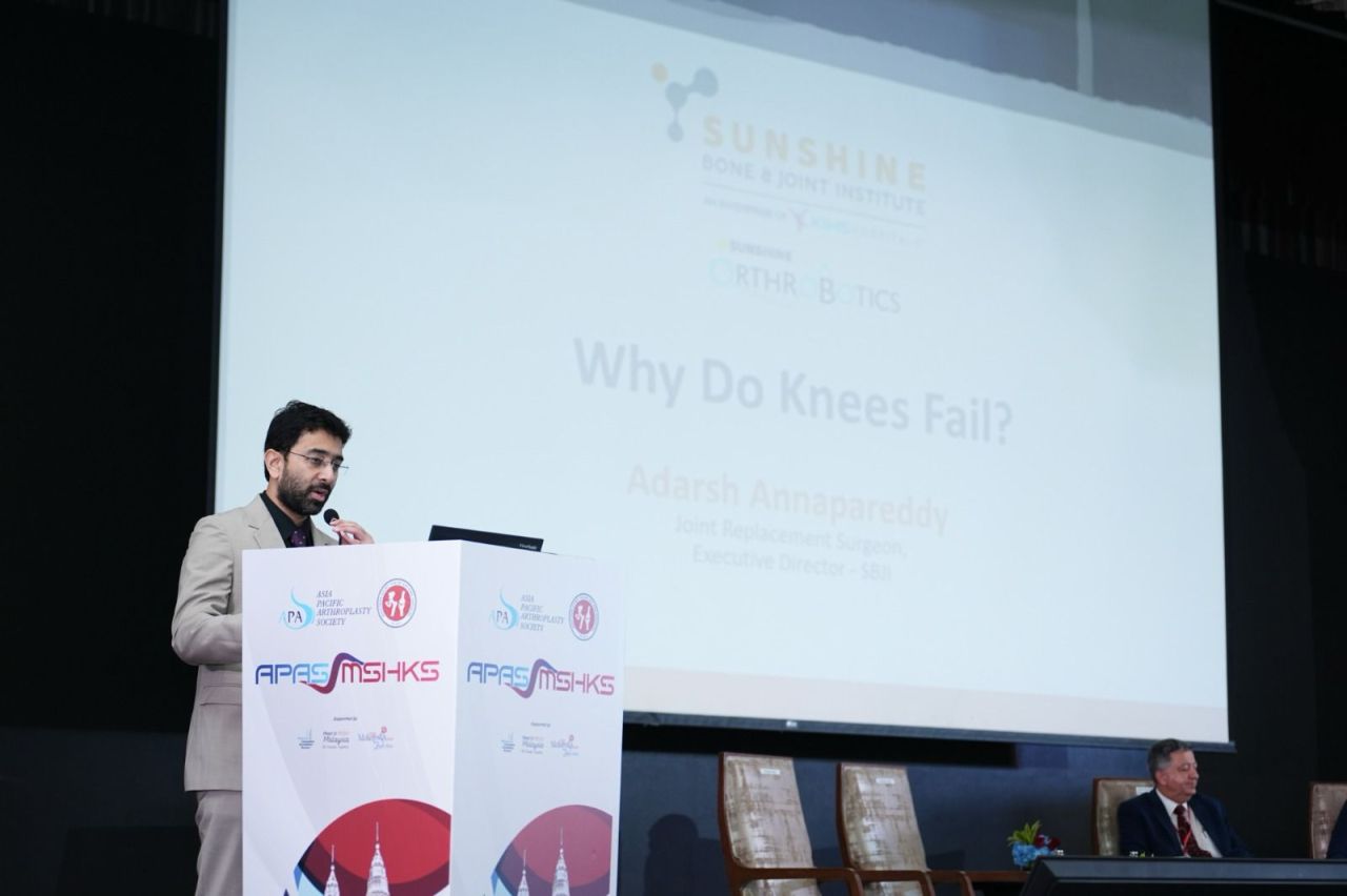 Representing Sunshine Bone & Joint Institute at the APAS Annual Conference in Kuala Lumpur